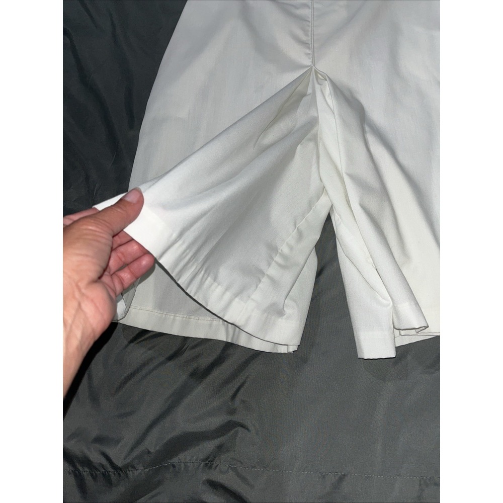 Haband For Her Pants Womens White Wide Leg Culottes Crop Drapey Size 14P Pockets - Picture 2 of 12